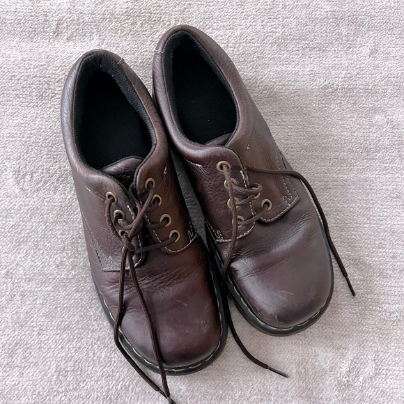 Title: Doc Martens 11273 Brown Leather Platform Loafers - Size 11  Men's - Picture 2 of 6